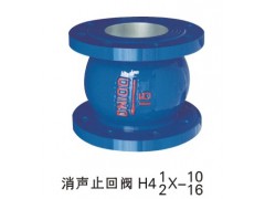 H41X消声法兰止回阀